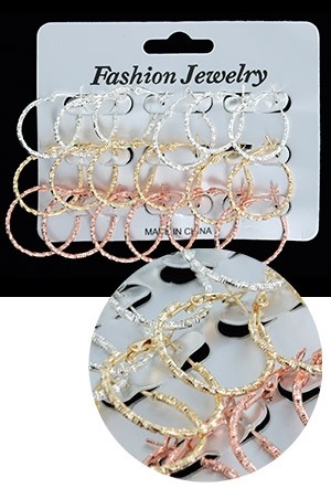 [#4949SIL&GD] Fashion Jewelry Earring -dz