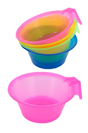 [MGC-#6283] Tint Mixing Bowl (Light Pink,Blue,Yellow,Green) -pc