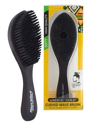 [#6809] Magic Gold Softy Curved Wave Brush  -pc