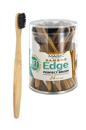[Magic-#EDGE02JAR] Bamboo Edges Brush (24/jar) -Jar