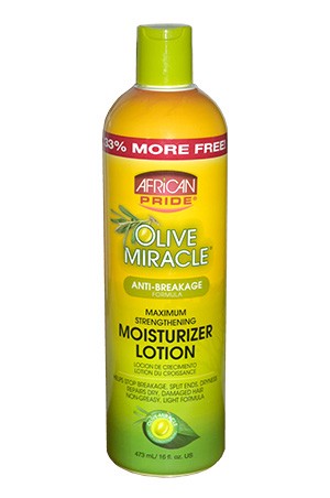 [African Pride-box#32B] Olive Miracle Moisturizer Lotion-Max(16oz)