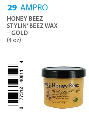 [Ampro-box#29] Styl Honey Beez Wax - Gold (4 oz)