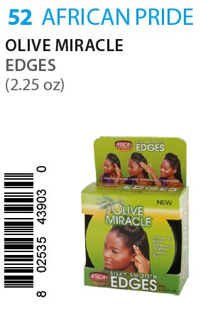 [African Pride-box#52] Olive Miracle Edges (2.25oz)