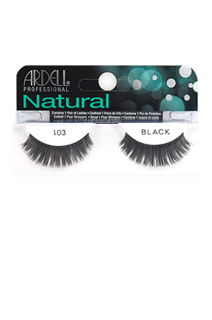 [Ardell] Natural Eyelashes #103 (Black)