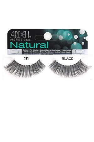 [Ardell] Natural Eyelashes #111 (Black)