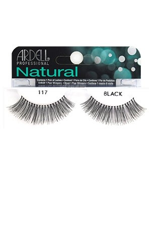 [Ardell] Natural Eyelashes #117 (Black)