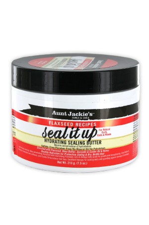 [Aunt Jackie's-box#18] Flaxseed Hydrating Sealing Butter(7.5oz)