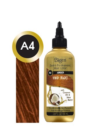 [Bigen-box#12] Semi-Permanent Color Vivid Shades #A4 Amber