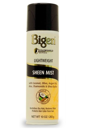 [Bigen-box#45] Color Shield Lightweight Sheen Mist (10 oz) - With Coconut Oil, Argan Oil and Shea Butter (10 oz / 283 g)