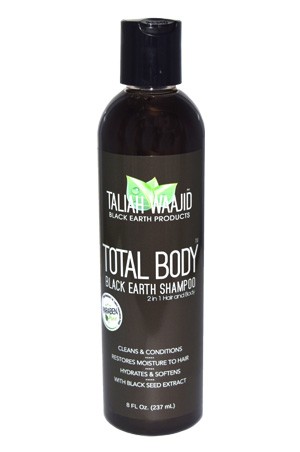 [Taliah Waajid-box#3] Black Earth Products Total Body Black Earth Shampoo -8oz