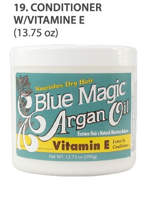 [Blue Magic-box#19] Argan Oil Conditioner W/Vit. E(13.75oz)