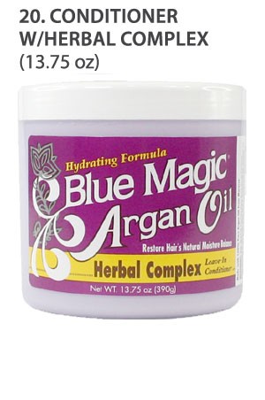 [Blue Magic-box#20] Argan Oil Conditioner W/Herbal Complex(13.75oz)