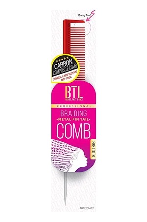 Brading Metal Pin tail Comb#BTLT01AST(12pc/CS)-DZ	