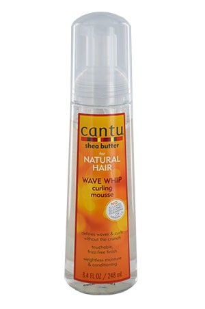 [Cantu-box#50] Shea Butter Natural Wave Whip Curing Mousse (8.4 oz)