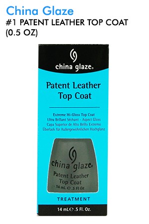 [China Glaze-#1] Patent Leather Top Coat (0.5 oz)