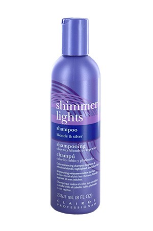 [Clairol-box#17] Shimmer Lights Shampoo Blond & Silver (8oz) 