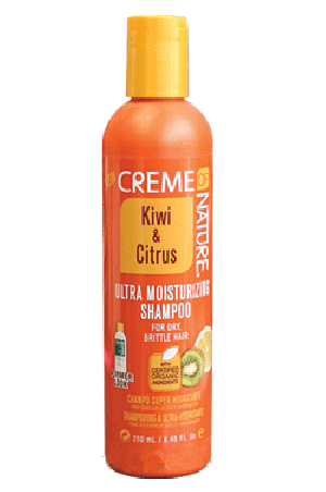 [Creme of Nature-box#34] Kiwi & Citrus Ultra Moisturizing Shampoo (8.45oz) for Dry, Brittle Hair