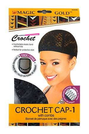 [MGC-#0498] Crochet Cap(thick)-1 with combs