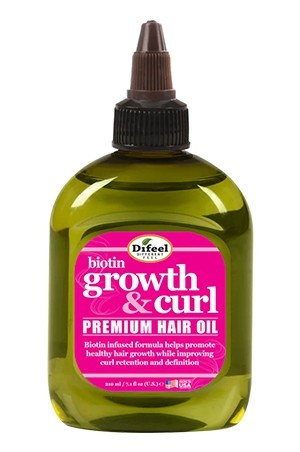 Difeel Growth&Curl Biotin Premium Hair Oil(7oz)#163	