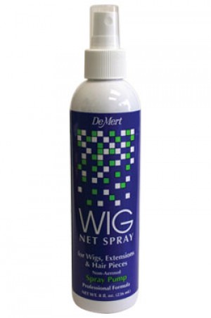 [De Mert-box#8] Wig Net Spray Spray Pump (8oz) for Wigs, Extensions & Hair Pieces