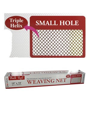 [#22492-Donna] Bulk Roll Weaving Net (19"*18ft ) small Hole Black-ea