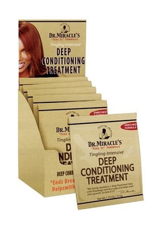 [Dr.Miracle's-box#16] Deep Conditioning Treatment (1.75oz/12pk/ds) -ds