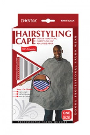 [Donna] Hairstyling Cape Snap Closure  - One Size