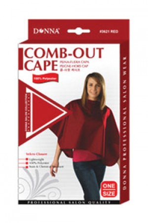 [Donna] Comb-Out Cape Velcro (100% Polyester) - One Size