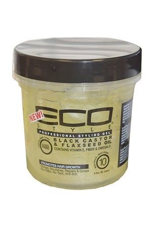 [Eco Styler-box#82] Black Castor & Flaxseed Oil GeL(8oz)