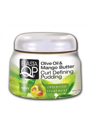 [Elasta QP-box#66] OLIVE OIL & MANGO BUTTER Curl Defining Pudding (15oz)