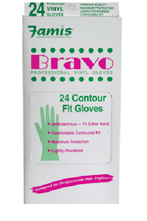 Famis Bravo 24 ContourVinyl Gloves [#V0242]