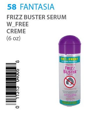 [Fantasia-box#58] Frizz Buster Serum w/ Free Creme (6oz)
