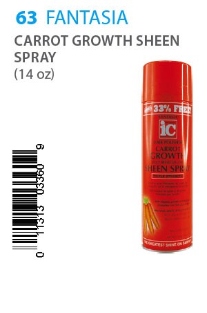 [Fantasia-box#63] IC Carrot Growth Sheen Spray (14oz)