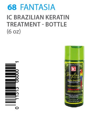 [Fantasia-box#68] IC Brazilian Hair Oil Keratin Treatment (6oz) - Bottle
