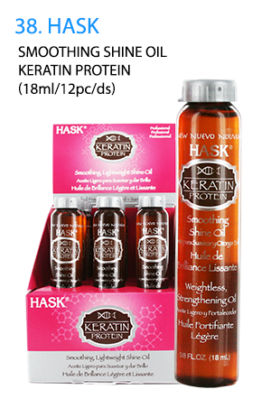 [Hask-box#38] Smoothing Shine Oil-Keratin Protein (18ml/12pc/ds)