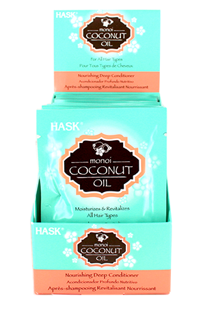 [Hask-box#42] Hair Treatment Pack-Monoi Oil (1.75oz/12pk/ds)
