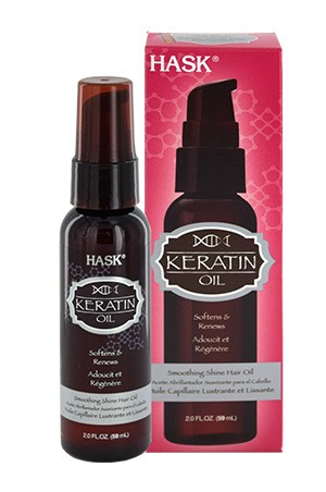 [Hask-box#55] Keratin Protein Smoothing Shine Hair Oil (2 oz)