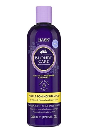 Hask blonde Care Purple Toning Shampoo (12oz) #105	