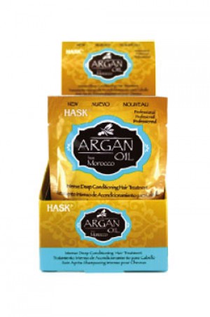 [Hask-box#34] Hair Treatment Pack - Argan Oil (1.75oz/12pk/ds)