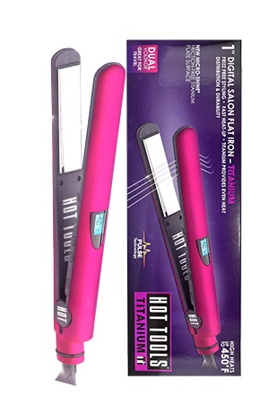 [Hot Tools] Pink Titanium 1" Salon Flat Iron  #7104(=HPK12CN)