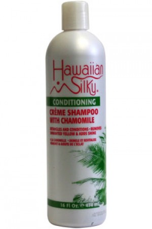[Hawaiian Silky-box#6] Conditioning Creme Shampoo with Chamomile (16oz)