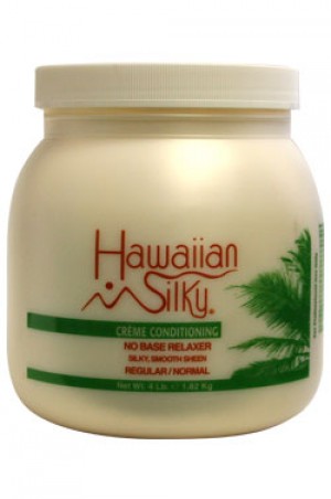 [Hawaiian Silky-box#21] Creme Conditioning No Base Relaxer - Regular (4lb)
