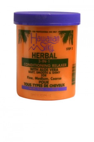 [Hawaiian Silky-box#31] Herbal 3-in-1 Relaxer Jar (18oz)