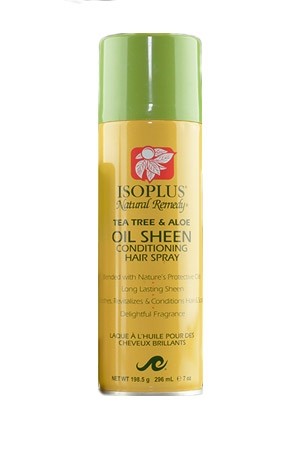 [Isoplus-box#57]Natural Remedy Tea Tree &Aloe Oil Sheen Hair spray(7 oz)