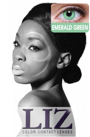 Liz Color Contact lenses  - Emerald Green