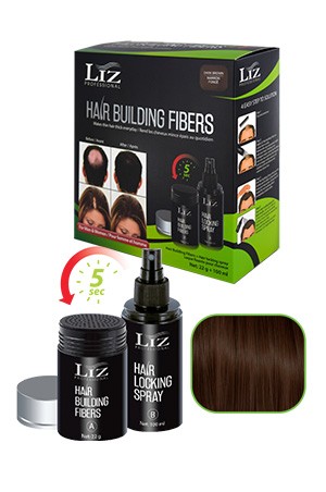 [LIZ Professional-box#5] Hair Building Fibers & Locking Spray[Black]