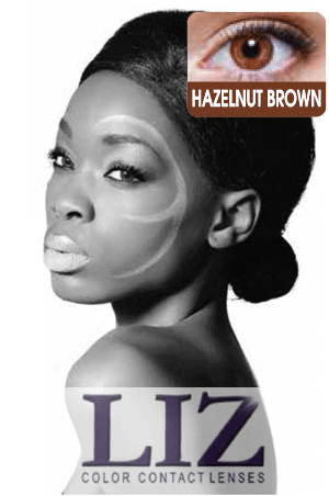 Liz Color Contact lenses  - Hazelnut Brown