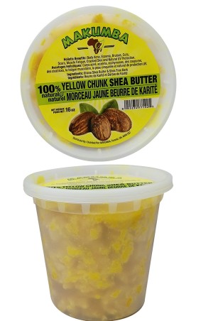 [Makumba-box#7]  100% Shea Butter Chunk - Yellow (16 oz)