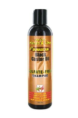 [Mango & Lime-box#60] Black Castor Oil Sulfate Free Shampoo (8oz)#60