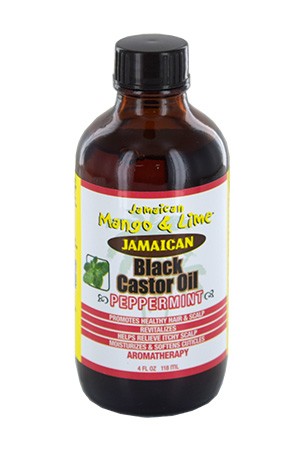 [Mango & Lime-box#73] Black Castor Oil Peppermint (4oz)